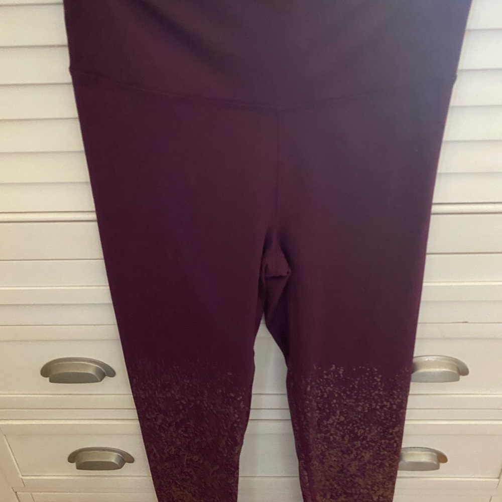 Lilly Pulitzer Deep Burgundy Leggings